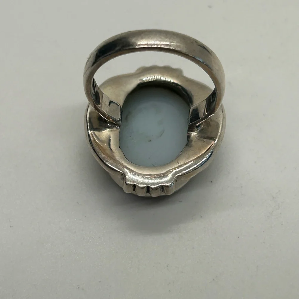 Nicky Butler Sterling Purple Druzy Ring      Sz 8 - Picture 6 of 11